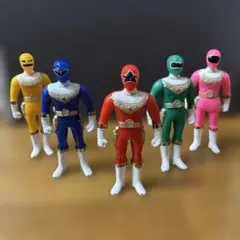 科学戦隊ダイナマン 5体セット ソフビ フィギュア スーパー戦隊