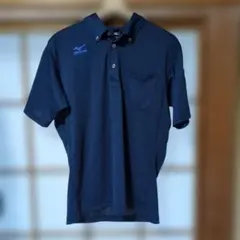 MIZUNO ポロシャツ ネイビー L