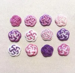 【水引】梅結び 3本取り　パープル☆