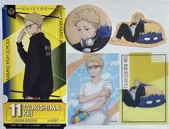 JF2025 ハイキュー‼︎ 月島 蛍 クリアカード 缶バッジ