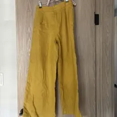 ungrid ワイドパンツ イエロー S