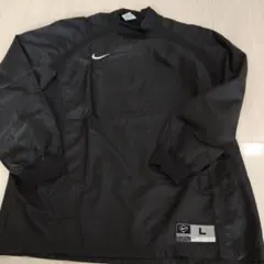 Nike メンズブラック ナイロンジャケット Lサイズウィンドブレーカー#h