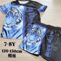 キッズ セットアップ 120〜130 虎プリント 半袖 ハーフパンツ 新品未使用