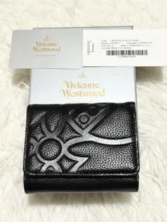 新品Vivienne Westwood 三つ折財布 ブラック 913VW111 - メルカリ