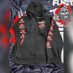 FUCT スカルプリント フルジッパーパーカー アメリカ製のサムネイル