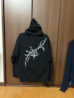 ブラック フード付きパーカー