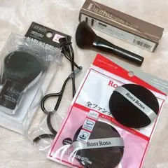 メイクブラシ、パフ、ビューラー　5点まとめ売り