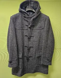 テイジンメンズショップ　ハリスツイード　ダッフルコート　LL