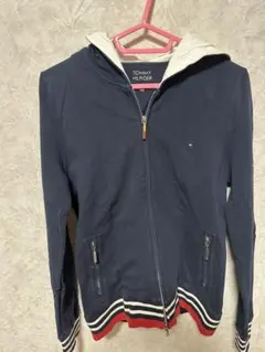TOMMY HILFIGER フード付きパーカー ネイビー