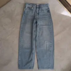 ZARA ライトブルー ワイドレッグデニム 36