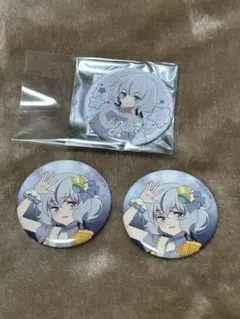 劇場版 ゾンビランドサガゆめぎんがパラダイス 紺野純子 缶バッジ3個【匿名配送】