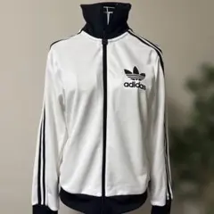 adidas originals ホワイト トラックジャケット試着のみX L