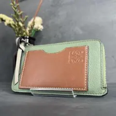 LOEWE アナグラム コインカードホルダー ベージュ 8401 - メルカリ