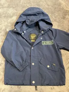 AIGLE フード付きジャケット 110cm ネイビー