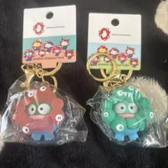 サンリオ　ハンギョドン　ミャクミャク　万博　立体マスコットキーホルダー　2点