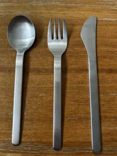 機内食18-8ステンレススチール カトラリーセット　3点