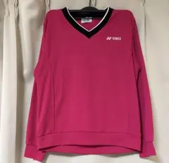即日発送 YONEX ヨネックス Vネックトレーナー ピンク スポーツウェア s