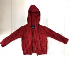 Ralph Lauren フード付きパーカー 2/2T レッド