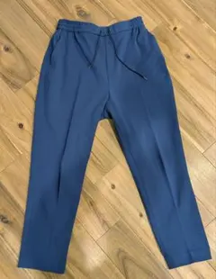 GLOBAL WORK　あったかすごラクストレッチテーパードパンツ M