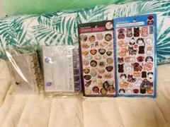 BONBON DROP シール 和柄2種類、シール帳セット