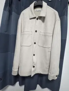 ZARA フェイクスエード ジャケット Mのサムネイル