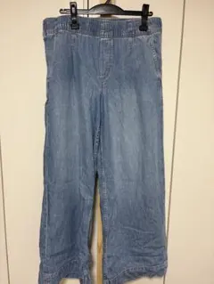 GAP デニムパンツ ワイドパンツ ウエストゴム M
