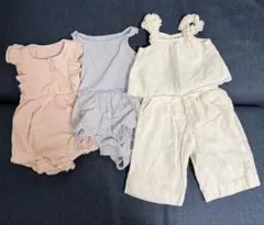baby gap 夏用のロンパースやセットアップ3点セット6-12M