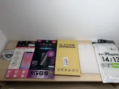 【iPhone 11〜15】ガラスフィルム・クリアケース 豪華5点＋αセット
