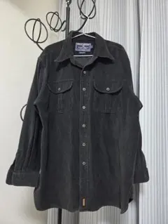 ​【美品・黒】ポロスポーツ L コーデュロイシャツ 90s ラルフローレン