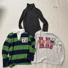男の子　まとめ売り　長袖カットソー　130 UNIQLO ヒートテック