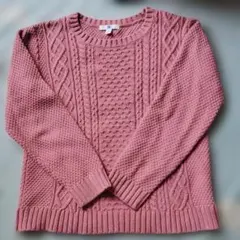 UNIQLO ユニクロ セーター ピンク 130 キッズ　ニット