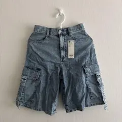 デニム ハーフパンツ GU