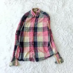 H＆M L.O.G.G. チェック柄コットンシャツ ユニセックスのサムネイル