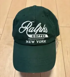 Ralph's Coffee ダークグリーン キャップ ラルフローレンキャップ