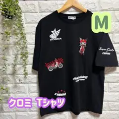 【新品】HONDA サンリオ スーパーカブ Tシャツ　クロミ M ②