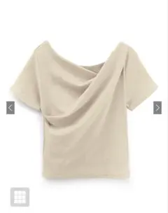 GRL ドレープカシュクールトップス