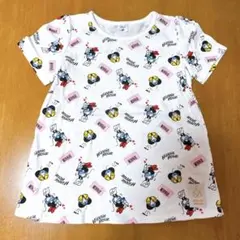 夏に ディズニー ミニーマウス 半袖 白Tシャツ キッズ 120のサムネイル