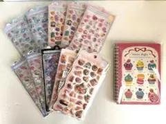 ボンボンドロップシール プックリシール 10シート ＆シール帳（B6サイズ）