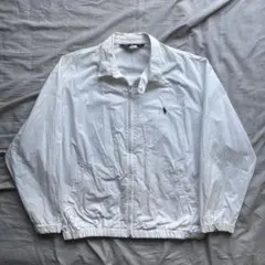 【90s】Ralph Lauren スウィングトップ ホワイト ワンポイント