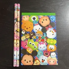 ディズニーツムツム A5メモ帳 塗り絵 鉛筆