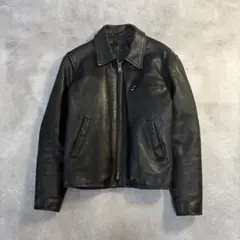 Vintage 90s cow single leather jacketのサムネイル