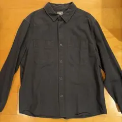 H&M ブラック レギュラーフィット シャツ L