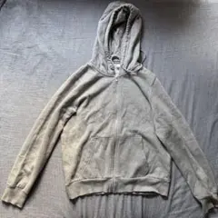 H&M Basic Hooded Jacket グレー EUR Mのサムネイル