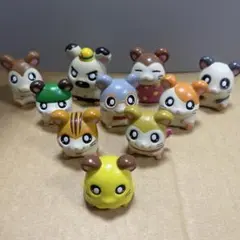 とっとこハム太郎　指人形　ソフビ　レトロ　10こセット　おまとめ