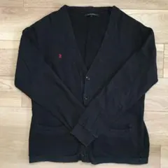 R.NEWBOLD☆メンズ 長袖 カーディガン トレーナー 黒 L