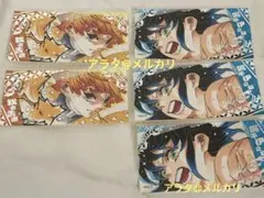 鬼滅の刃 我妻善逸 嘴平伊之助 箔押しステッカーコレクション 5点セット