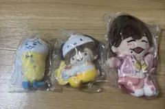 長尾謙杜　なにわ男子 ちびぬい ぬいぐるみ 3点セットのサムネイル