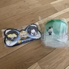 サンリオ　ハッピーくじ　D賞 キャニスター F賞缶バッジ