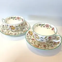 未使用★MINTON ミントン ハドンホール カップ＆ソーサー ペア