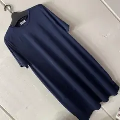 訳ありCreald 半袖チュニック ネイビー